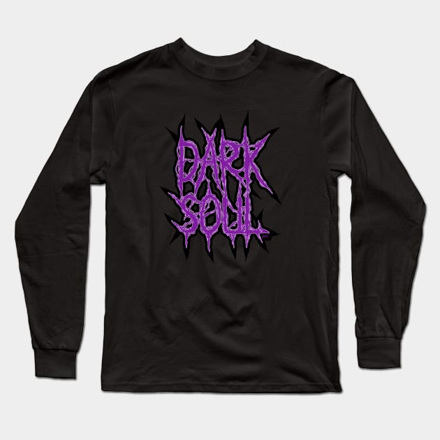 Dark Soul Long Sleeve T-Shirt by RizanDoonster